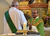 Pater Mag. Nicholas Thenammakkal OFMConv feierte seinen ersten Sonntagsgottesdienst in unserer Pfarrgemeinde.