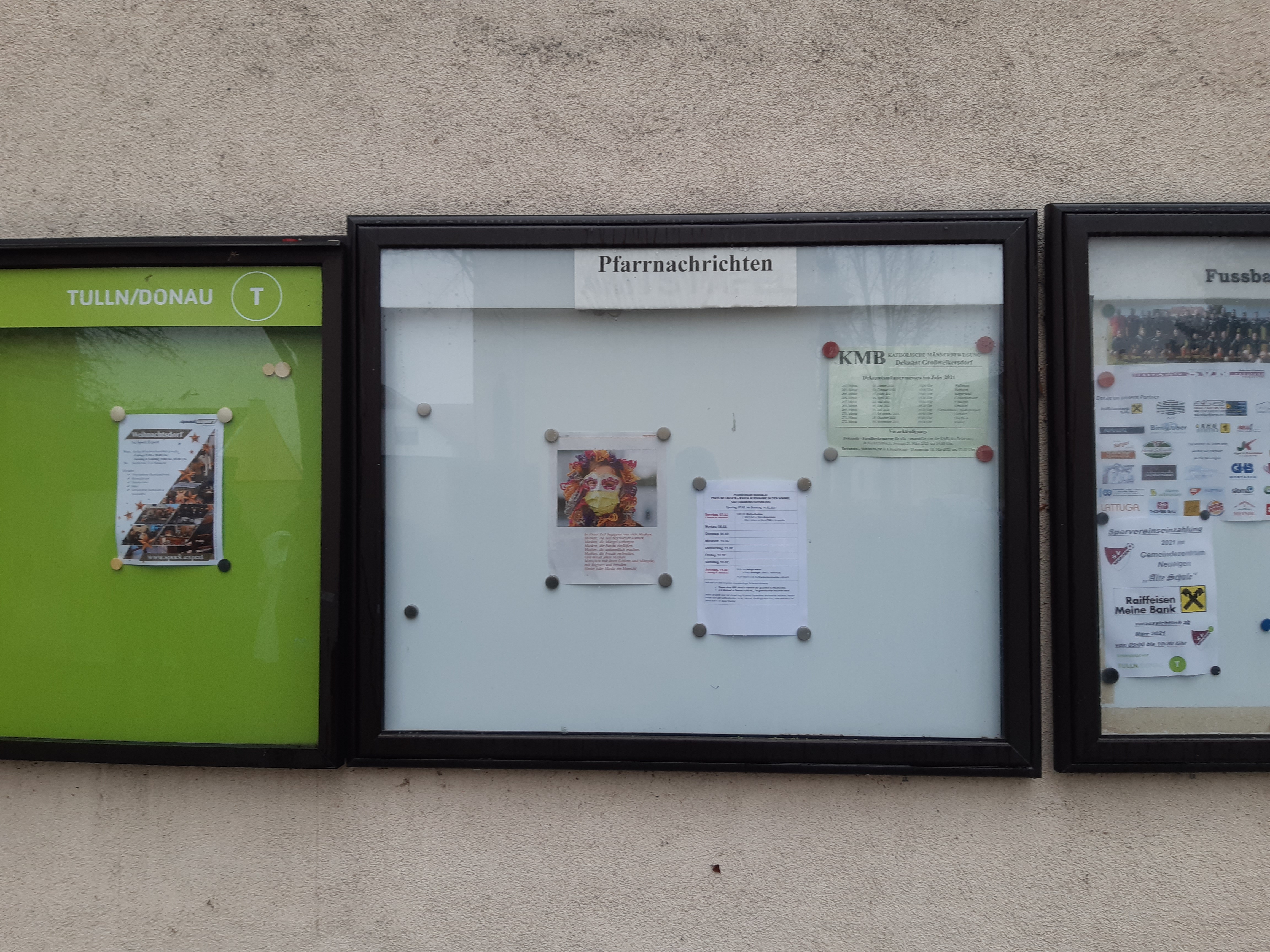 Schaukasten Pfarrinformationen / Wolfgang Stach Schaukasten Pfarrinformationen