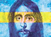 Christus-Gemälde „INRI” von Efthymios Warlamis. / kathbild.at/ FJ Rupprecht