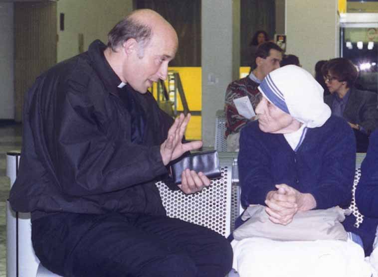 Leo Maasburg und Mutter Teresa