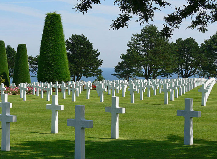 Amerikanischer Soldatenfriedhof in Colleville-sur-Mer
