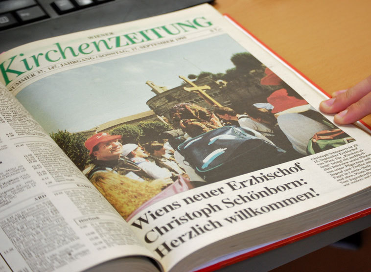 Wiener Kirchenzeitung von vor 20 Jahren