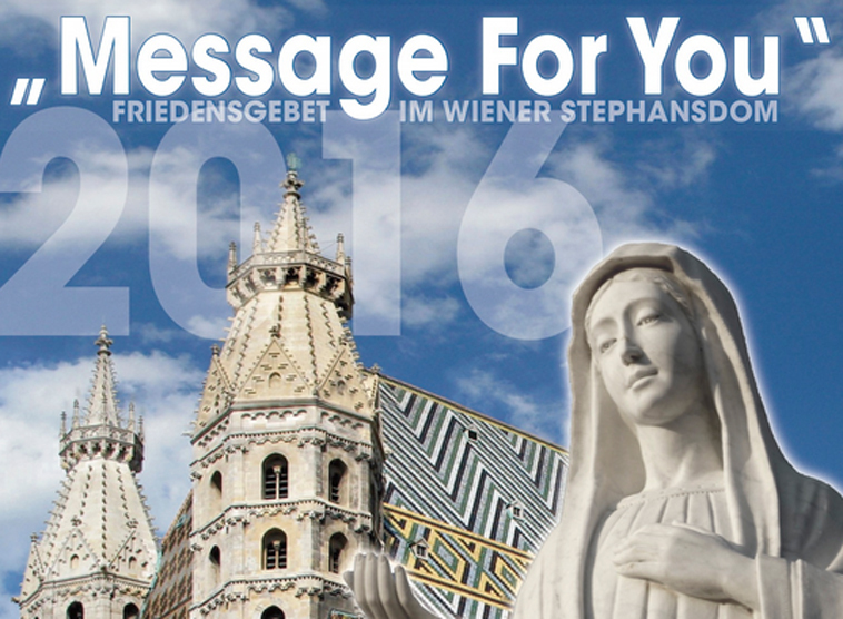 „Message for you“ – Friedensgebet im Stephansdom