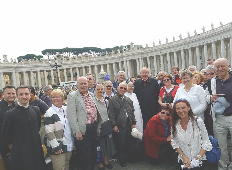 Eine Pilgergruppe aus der EDW nahm am Europäischen Barmherzigkeitskongress in Rom teil.