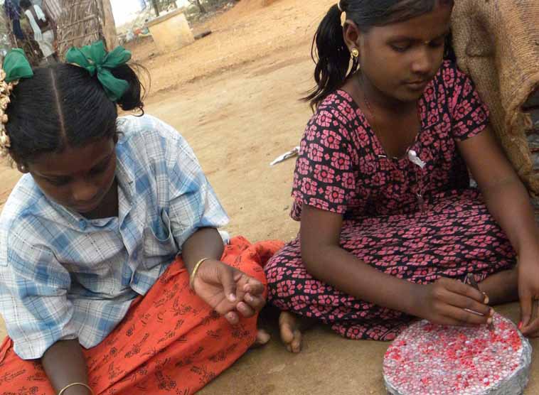 Herstellung von Feuerwerkskörpern                              