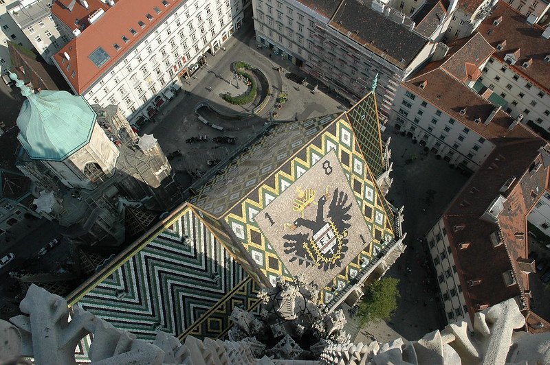 Stephansdom von oben