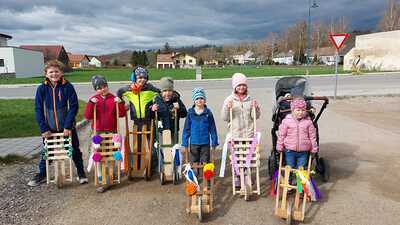 Ratscher unterwegs in Wenzersdorf und Zwentendorf