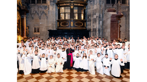 Unsere Minis bei der Bischofsweihe