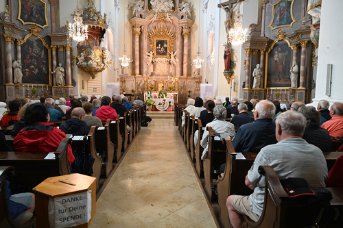 Wallfahrt des Pfarrverbandes Minoriten Weinviertel am 26. Juli 2025 nach Maria Bründl in Poysdorf.