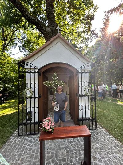Maiandacht bei der Bildeichenkapelle