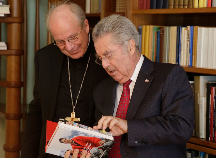 Kardinal Christoph Schönborn und Heinz Fischer.