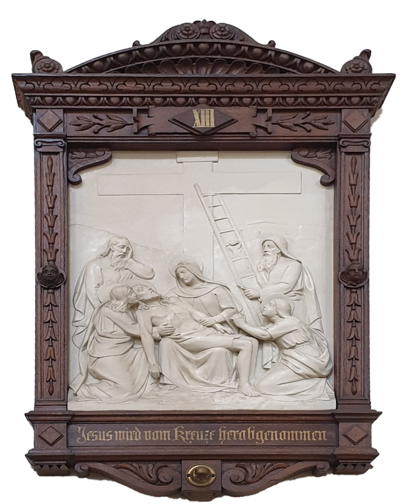 Jesus wird vom Kreuze herabgenommen