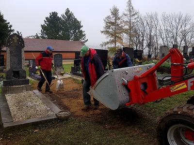 Räumungs- und Säuberungsarbeiten am 10. November 2018