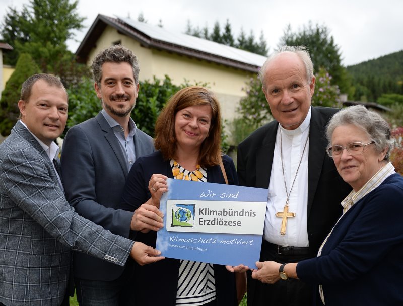 Markus Gerhartinger, Markus Hafner-Auinger, Petra Schön, Kardinal Christoph Schönborn, Sr. Angelika Ungerhofer
