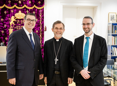 Grünwidl-Antrittsbesuch bei Israelitischer Kultusgemeinde