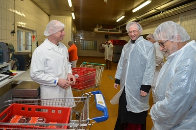 Besuch Wurstproduzent Hiess