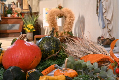 Erntedankgaben in der Kirche in Wenzersdorf - 13. Oktober 2024