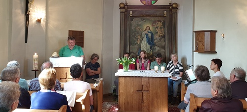 Messfeier beim Emmausgang