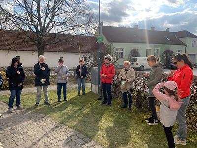 Straßenkreuzweg in der Pfarre Ameis