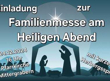 Familienmesse mit Krippenspiel