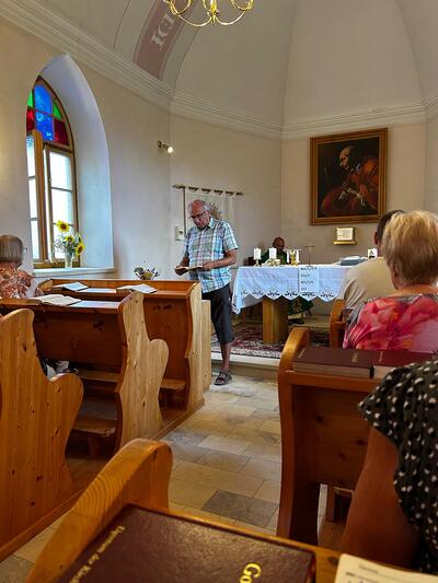 Vorabendmesse in der Kapell