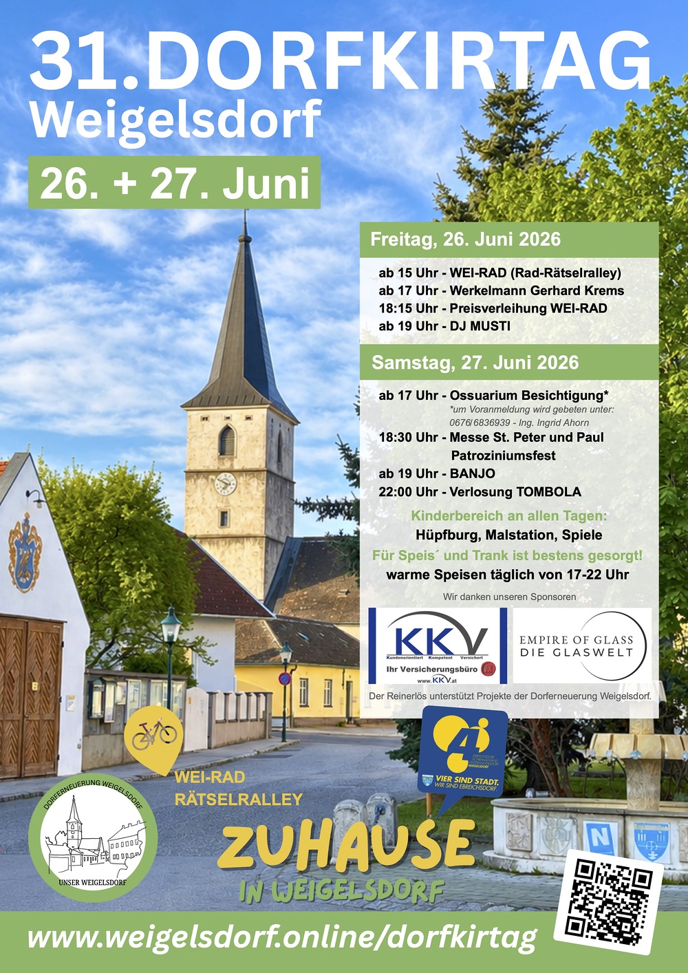 Ablauf Dorfkirtag Patroziniumsfest