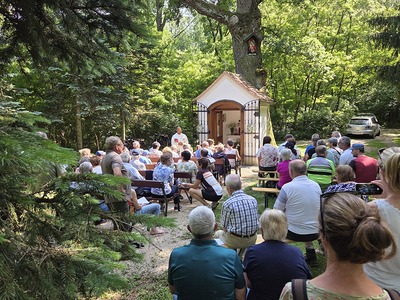 Maiandacht bei der Bildeichenkapelle