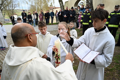 Feier der Osternacht in Gnadendorf