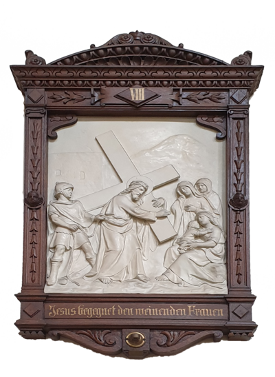 Jesus begegnet den weinenden Frauen