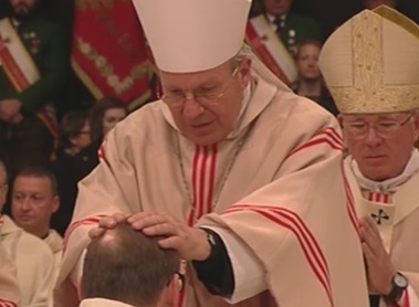 Handauflegung Helmut Glettler / Screen ORF