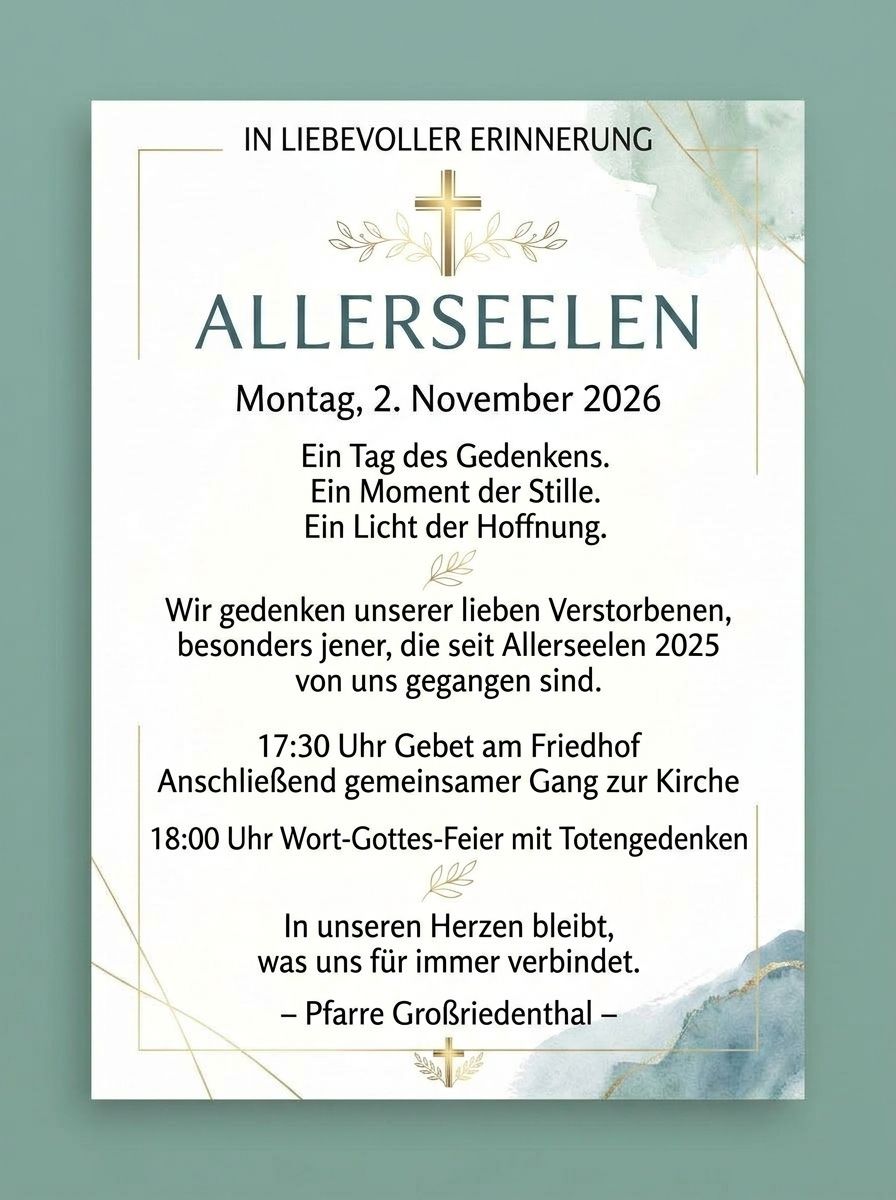 Allerseelen / Erni Klimpfinger/ gemini