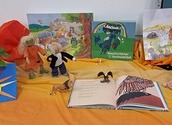 Die Kinder gestalten biblische Bildgeschichten ...