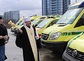 Österreichische Rettungsfahrzeuge in der Ukraine angekommen