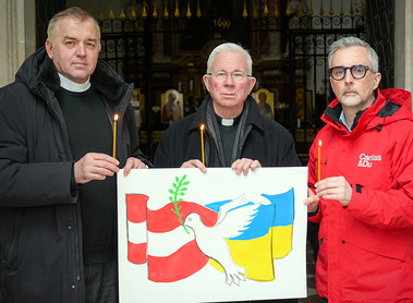 Vitaliy Mykytyn, Erzbischof Franz Lackner & Kurt Sonneck