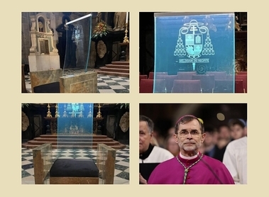 Cathedra des neuen Erzbischofs Helmut Mager