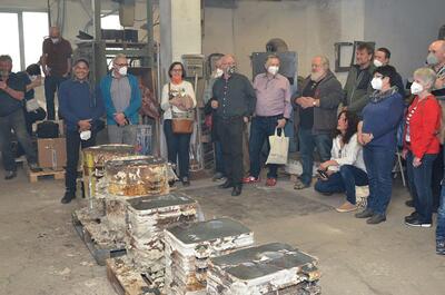 Besichtigung der Glockengießerei Grassmayr und Glockenguss