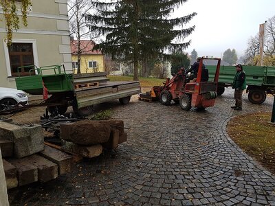 Räumungs- und Säuberungsarbeiten am 10. November 2018