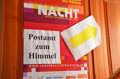 'Postamt zum Himmel' - Programmpunkt der Langen Nacht der Kirchen 2015