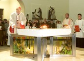 Weihrauch-Dochte - Altarweihe.Wien, Ober-St. Veit, 29.11.2002 