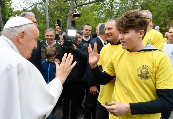 Papst Franziskus - Begegnugn mit Jugendlichen