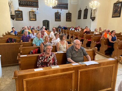 Pilger machten Station in Asparn/Zaya