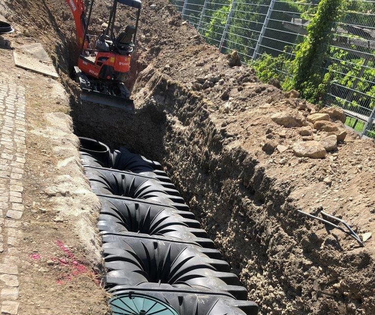 Umwelt-Projekt „Dankbar Wasser empfangen und speichern“