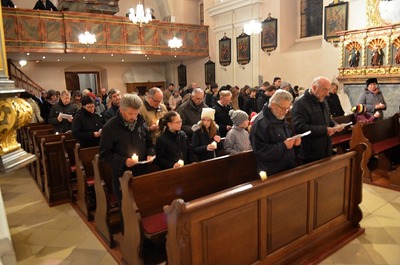 Straßenkreuzweg in Gnadendorf am 3. März 2017