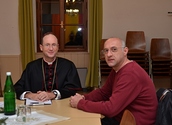 Bischof Turnovszky und Diakon Gerhard Romstorfer