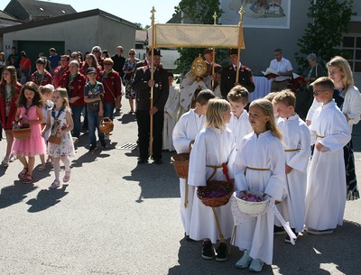 Fronleichnamsfest in Asparn/Zaya