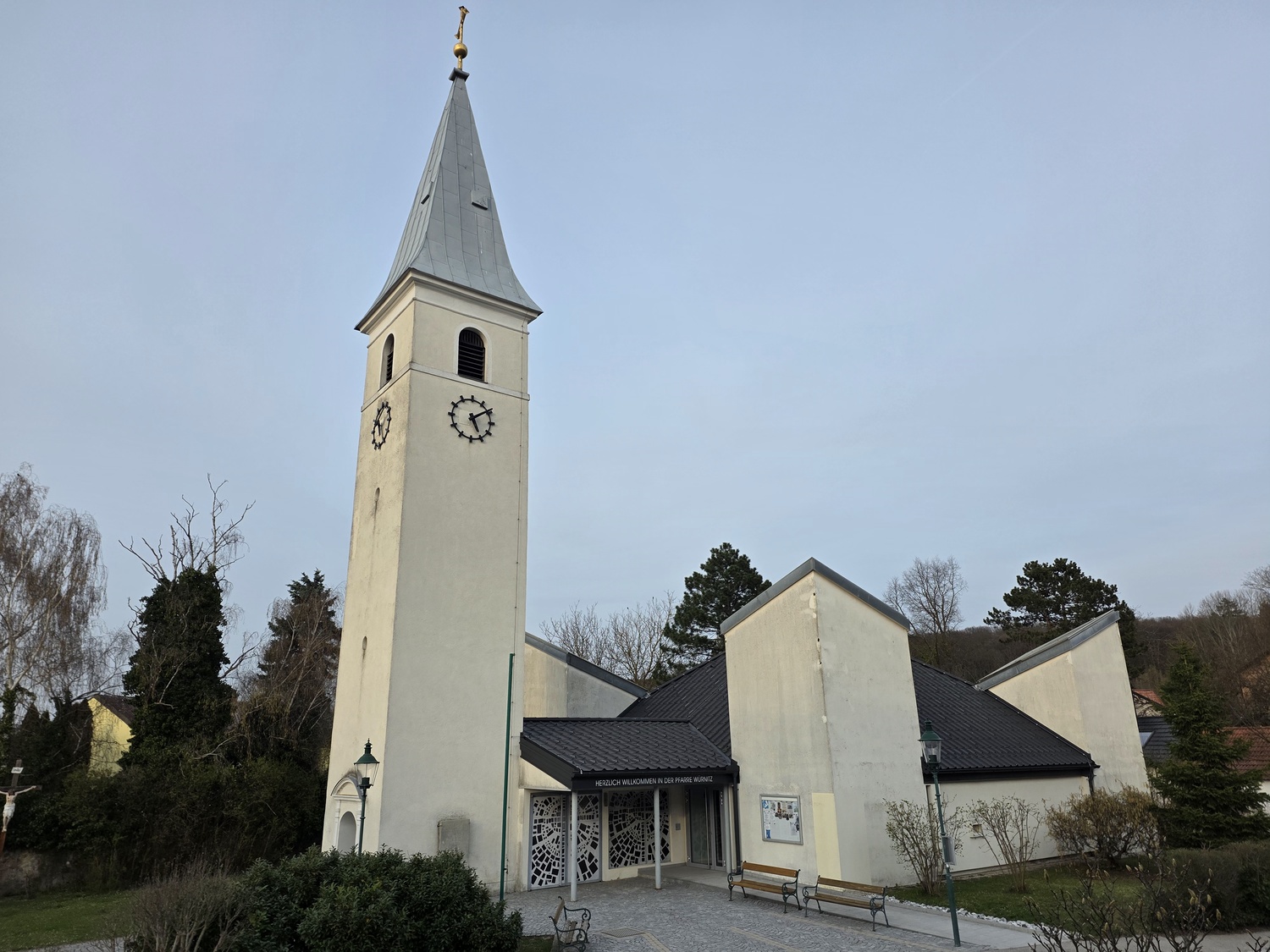 Pfarre Würnitz Außenansicht Pfarrkirche