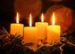 4 Kerzen am Adventkranz