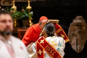 Barbaraeum Feier und Abschied d. kath. Ostkirhen v. Ordinarius Kardinal Schönborn