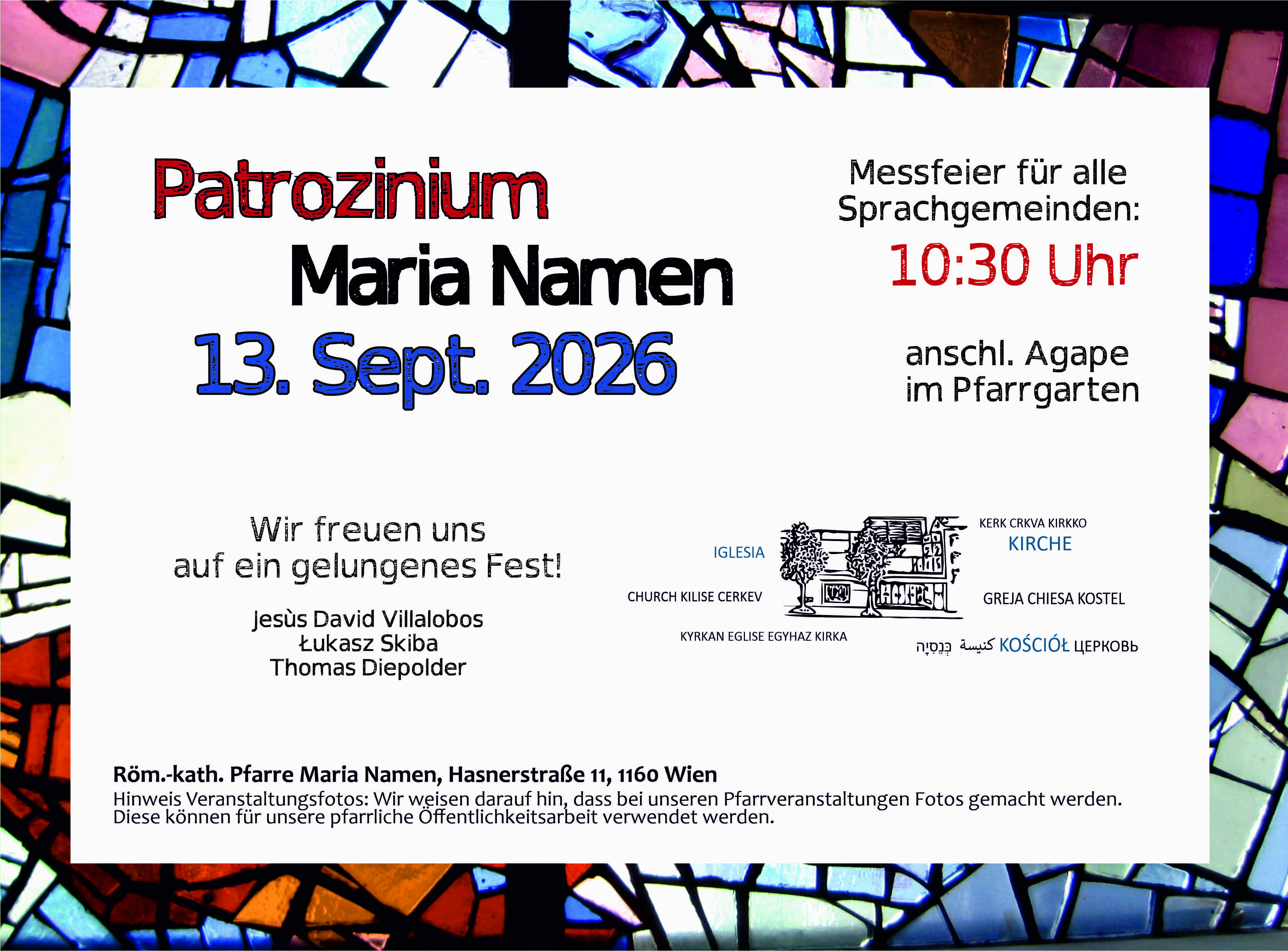 Einladung Patrozinium