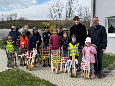 Ratscher unterwegs in Wenzersdorf und Zwentendorf